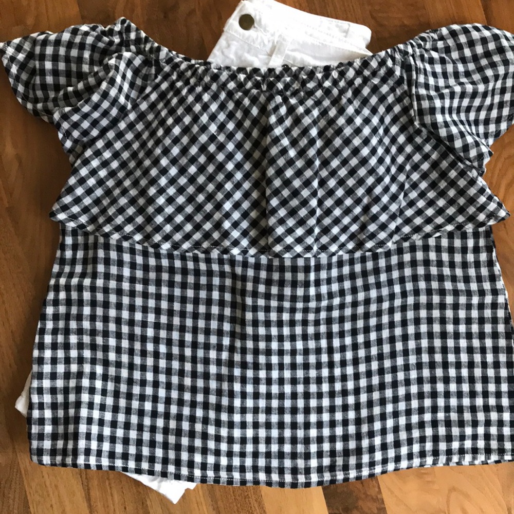 Saks Fifth Avenue Gingham Top